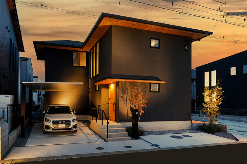 すっきりデザインと癒しの庭 2