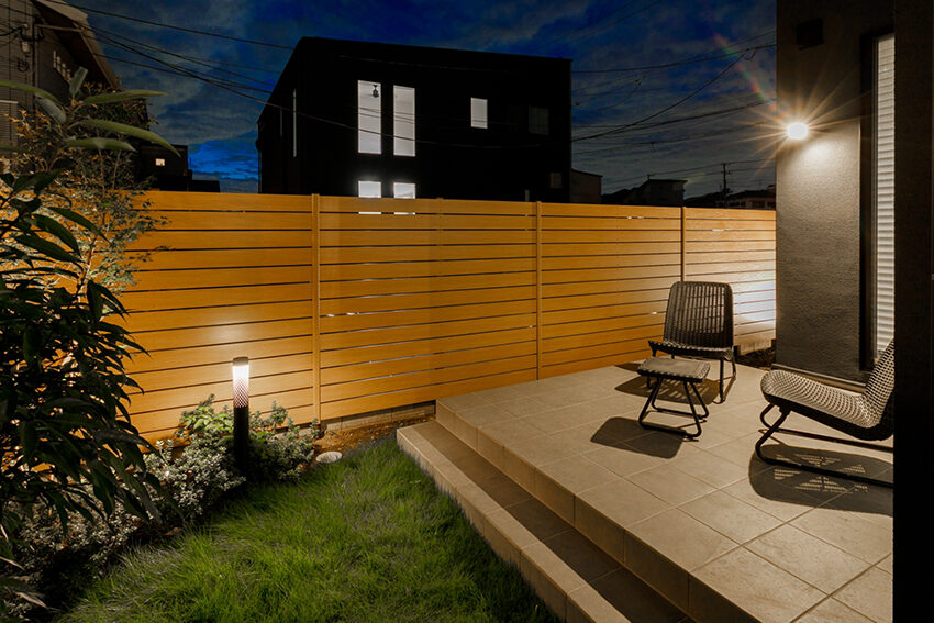 すっきりデザインと癒しの庭 3